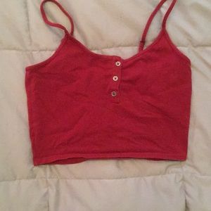 Burnt orange crop top
